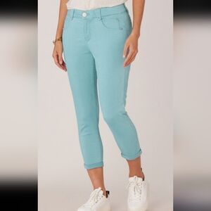 Democracy Teal Cropped Pants